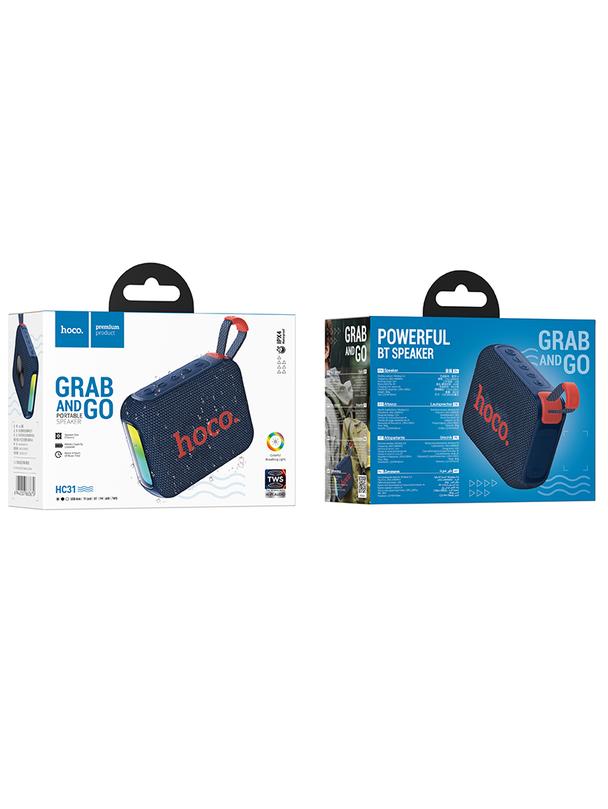 Głośnik bluetooth 10W 4h Hoco HC31 granatowy