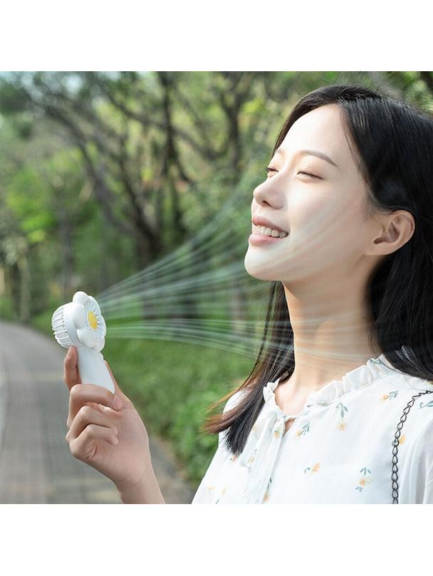 Wentylator / wiatrak przenośny LLD-F83F różowy