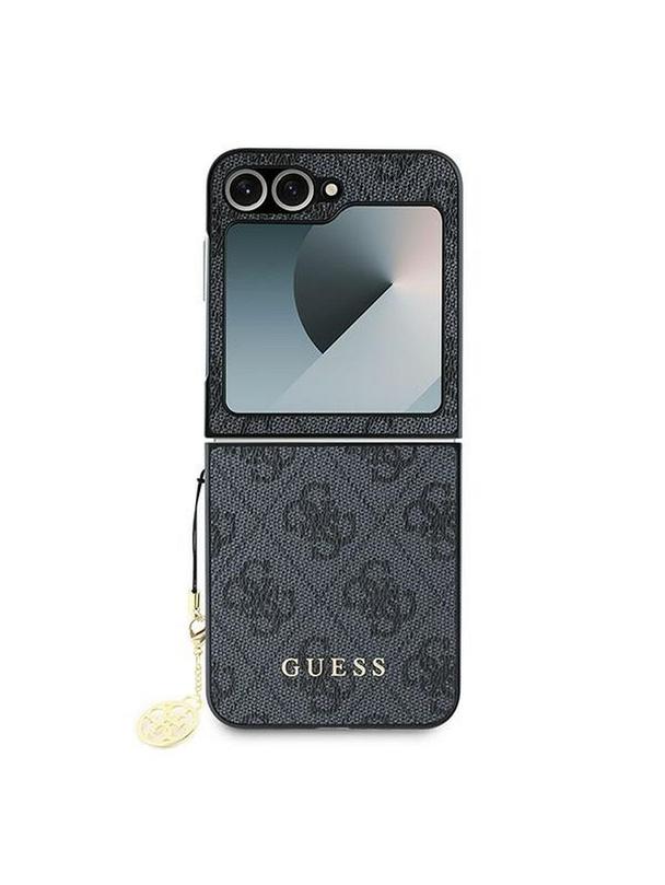 GUESS futerał do SAMSUNG Z Flip 6 GUHCZF6GF4GGR (HC PU 4G Charm) czarny