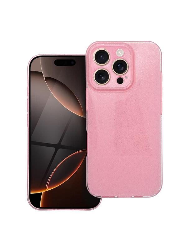 Futerał CLEAR CASE 2 mm BLINK do IPHONE 16 Pro różowy