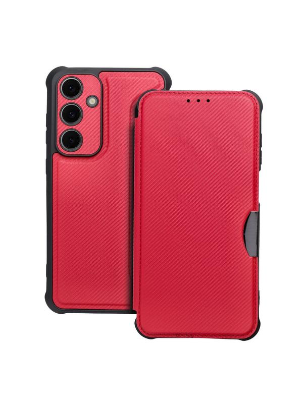 Kabura RAZOR Book do SAMSUNG S24 FE czerwony