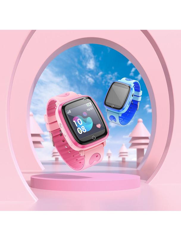 Smartwatch dla dzieci Hoco 1,44" 2G z funkcją rozmowy Y100 różowy