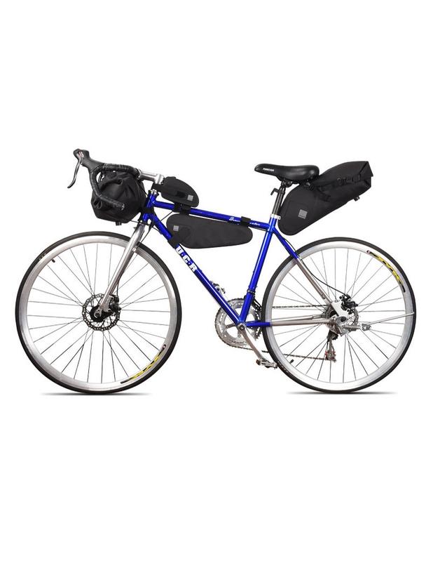 SAHOO torba rowerowa na ramę rowerową z zamkiem 0,3L 122035 czarna