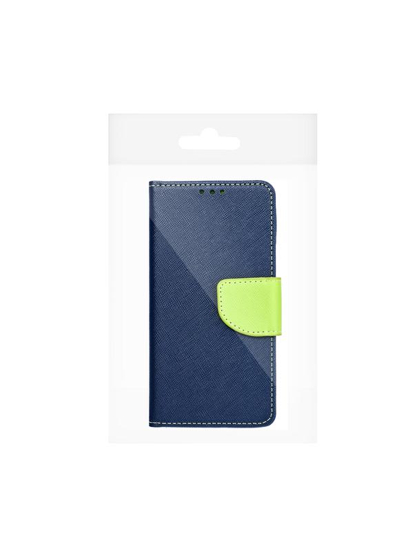 Kabura FANCY Book do SAMSUNG S24 Plus granatowo limonkowy