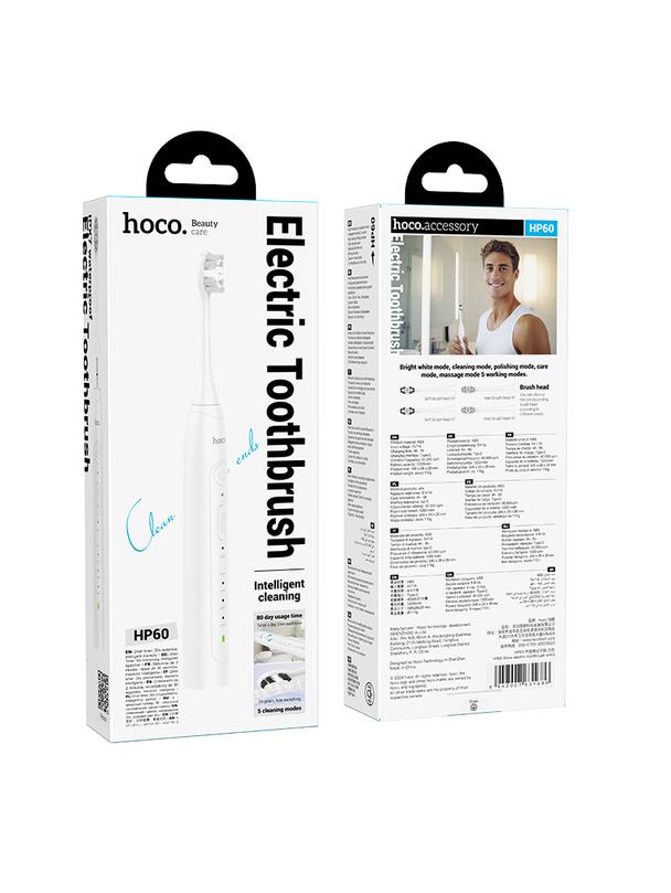 Końcówka do szczoteczki elektrycznej Hoco HP60 miękka biała