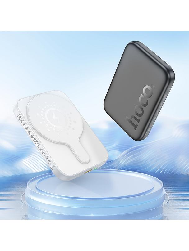 Powerbank zgodny z MagSafe Hoco 5000 mAh QC PD 18W J117 czarny