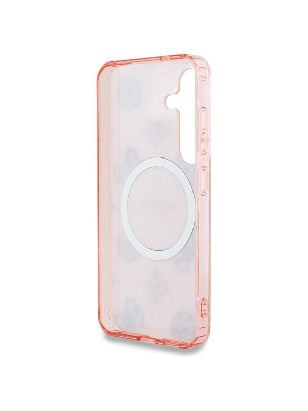 GUESS futerał do SAMSUNG S25 GUHMS25SH4PYEEP (Magnetic IML Peony on 4G Background) różowy