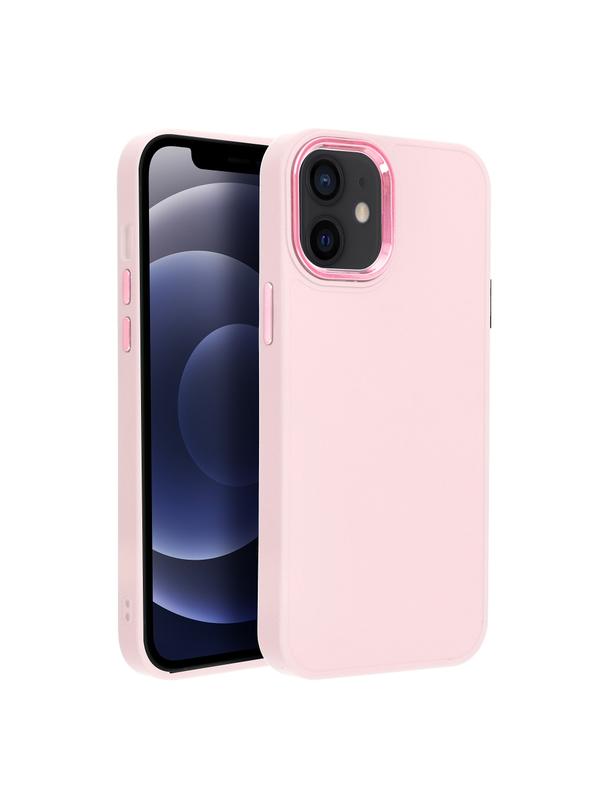 Futerał FRAME do IPHONE 12 Mini pudrowy róż