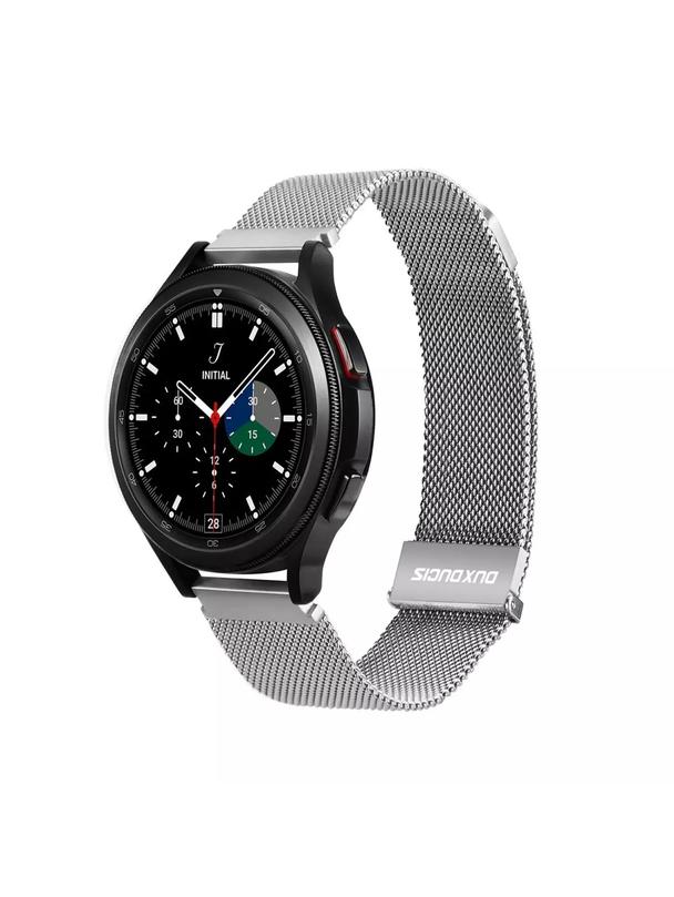 DUX DUCIS pasek MILANESE magnetyczny ze stali nierdzewnej 20 mm srebrny