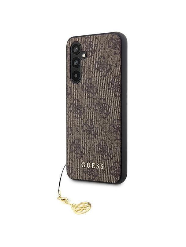 GUESS futerał do SAMSUNG A54 GUHCSA54GF4GBR (4G Charms Collection) brązowy