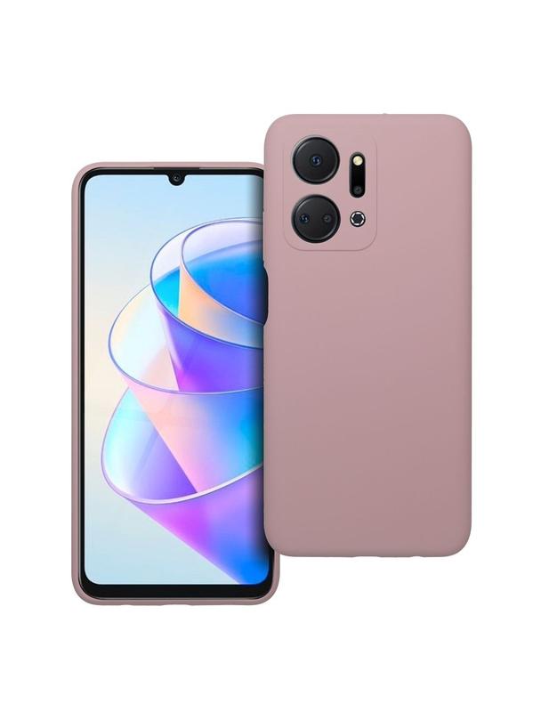 Futerał SILICONE 2mm do HONOR X7A pudrowy róż