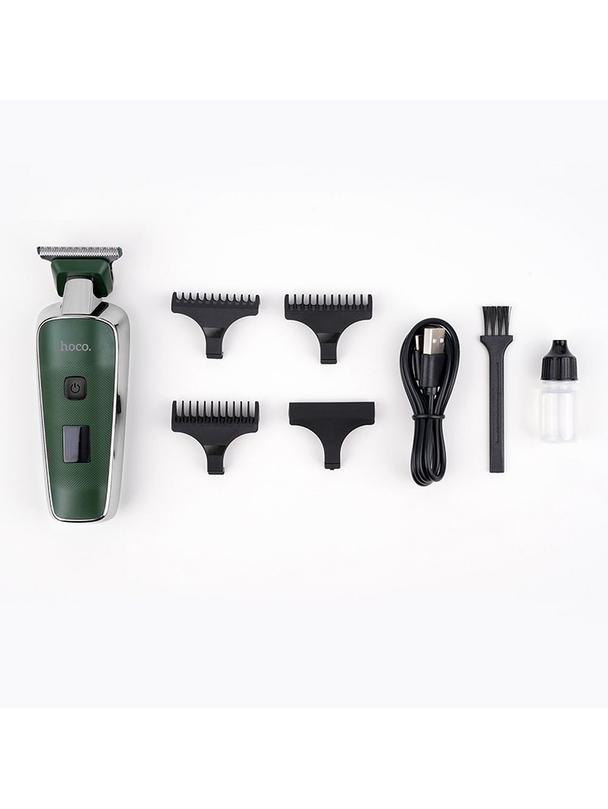 Maszynka do strzyżenia włosów Hoco z wyświetlaczem HP23 zielona