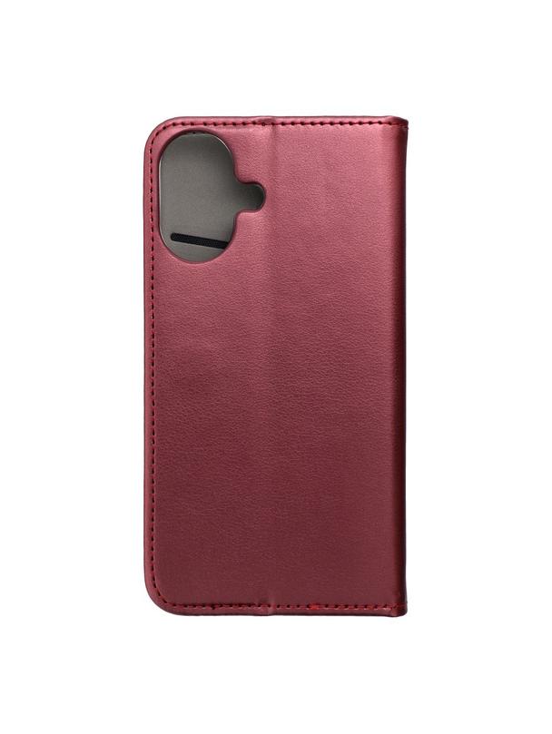 Kabura SMART MAGNETO do IPHONE 16 burgundowy