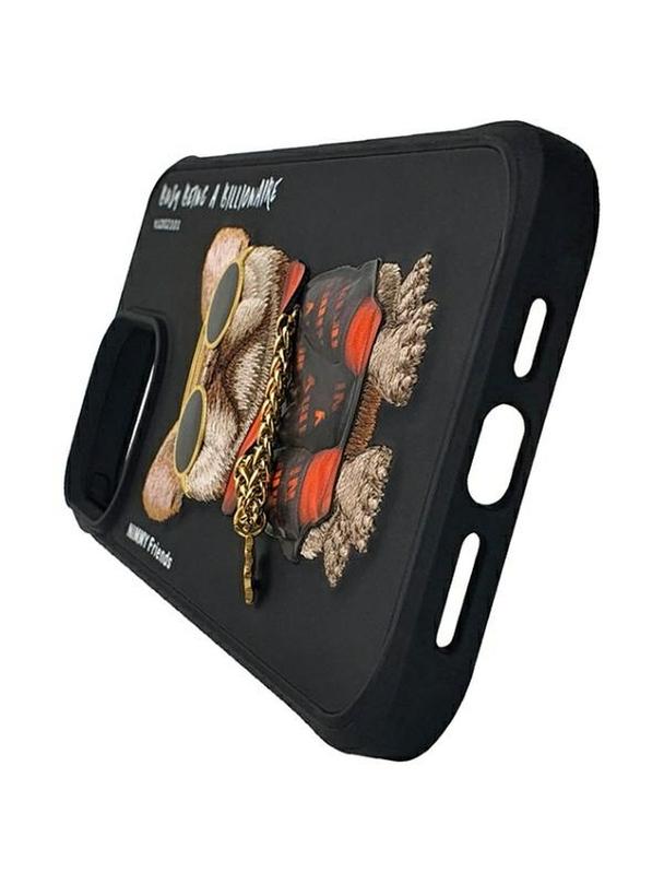 NIMMY futerał GLASSES COOL DOG do IPHONE 15 Pro czarny