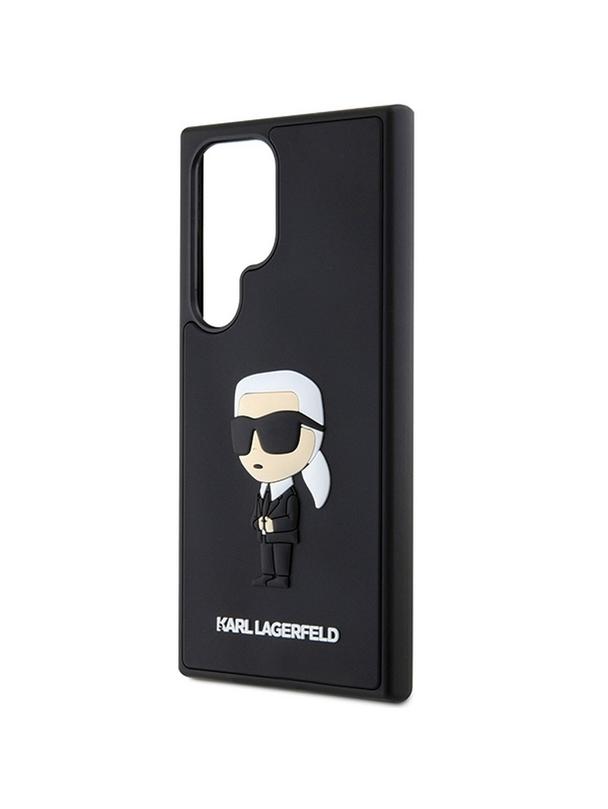 KARL LAGERFELD futerał do SAMSUNG S24 Ultra KLHCS24L3DRKINK (3D RUBBER IKONIK NFT) czarny