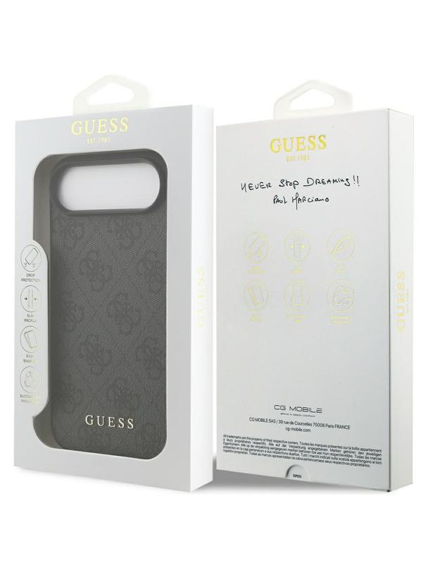 GUESS futerał do IPHONE 17 Air GUHCP17MG4GFGR (PU 4G Classic) czarny