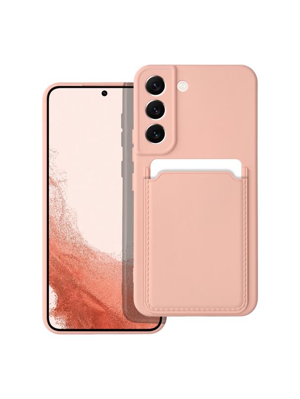 Futerał CARD CASE do SAMSUNG A53 5G różowy