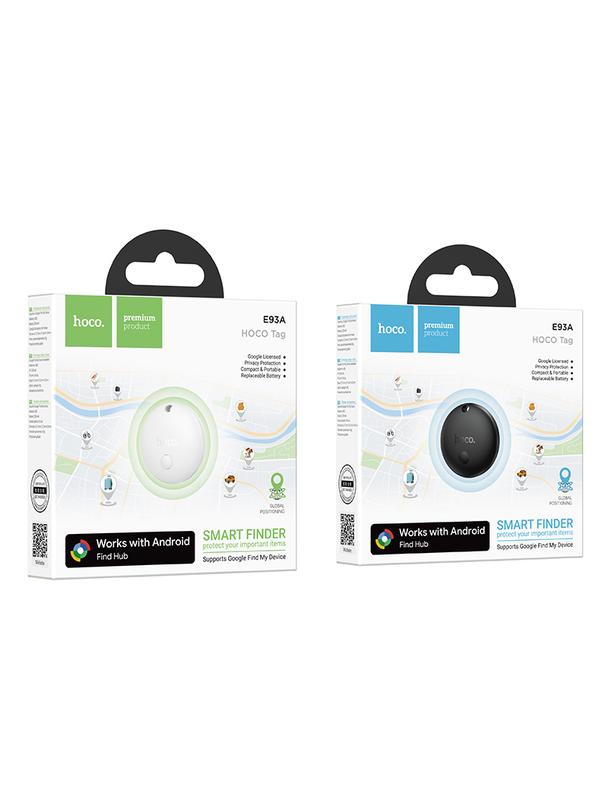 Lokalizator zgodny z Google Find My Device Hoco E93A biały