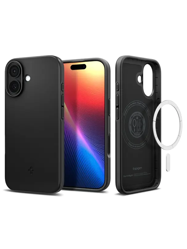SPIGEN futerał THIN FIT MAG kompatybilny z MagSafe do IPHONE 17 black