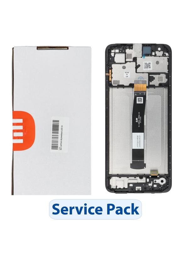 ServicePack Wyświetlacz LCD do XIAOMI Redmi 12C Gray 5600010C3T00