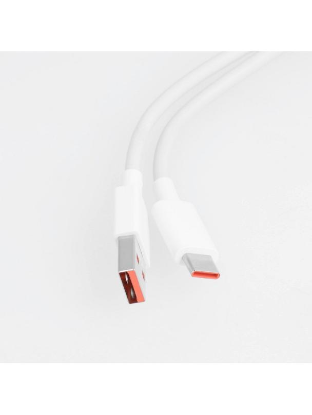 Kabel USB A do USB C XIAOMI 6A 1 m bulk biały