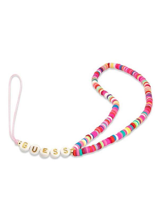 GUESS zawieszka GUSTGMPP wielokolorowa różowa