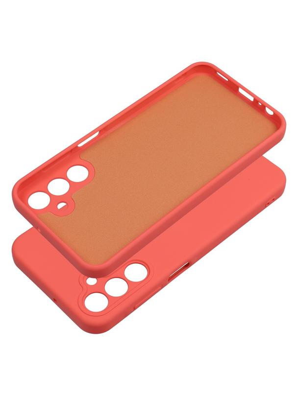 Futerał SILICONE do SAMSUNG A15 5G / A15 4G brzoskwiniowy