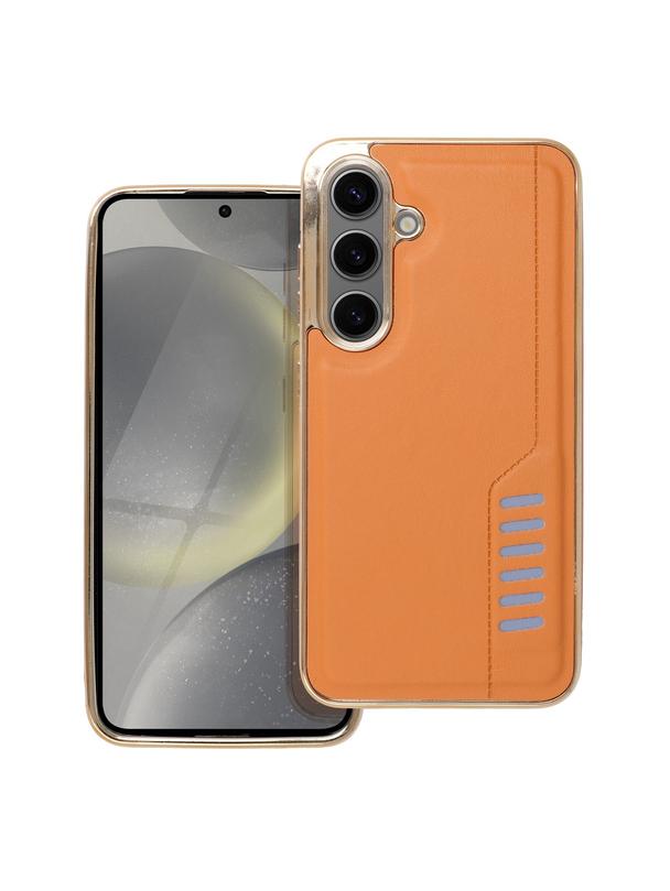 Futerał MILANO do SAMSUNG S24 brązowy