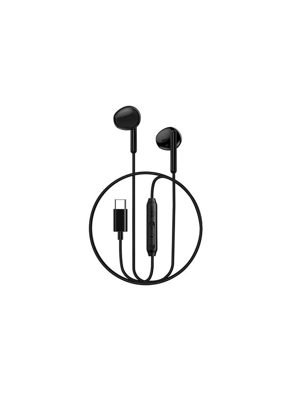 WiWU - Słuchawki stereo na kablu EB314 USB C (DAC) - czarne