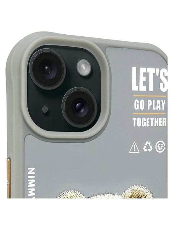 NIMMY futerał COOL&CUTE 2.0 Bear do IPHONE 15 szary