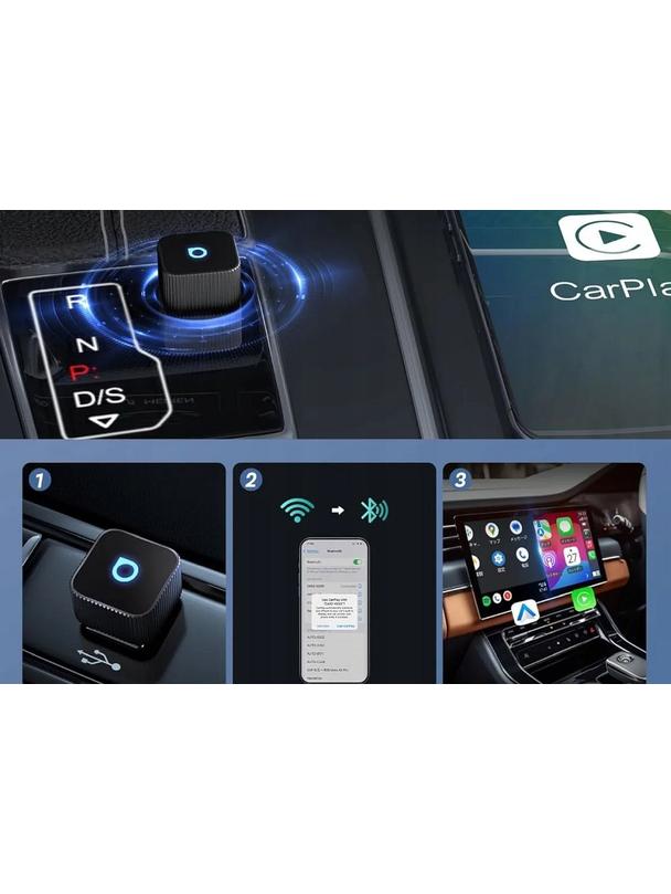 Bezprzewodowy Adapter samochodowy OTTOCAST Mini Cube T2 czarny