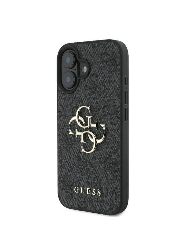 GUESS futerał do IPHONE 16 GUHCP16S4GMGGR (4G PU Big Logo) czarny