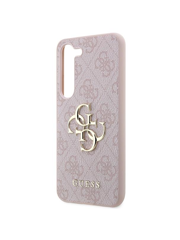 GUESS futerał do SAMSUNG S24 GUHCS24S4GMGPI (Leather 4G Metal Logo) różowy