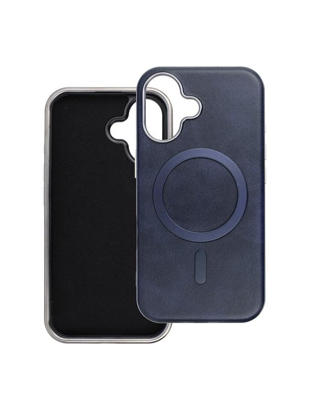 Futerał GENTLEMAN MAG COVER kompatybilny z MagSafe do IPHONE 16 granatowy