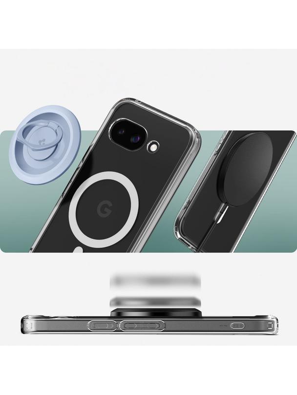 SPIGEN futerał ULTRA HYBRID MAG kompatybilny z MagSafe do GOOGLE PIXEL 9A clear/white