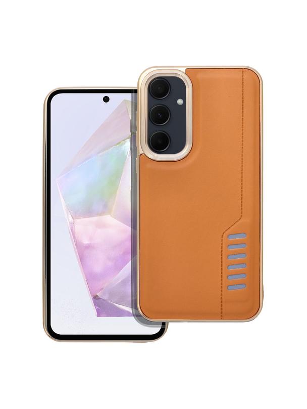 Futerał MILANO do SAMSUNG A35 5G brązowy
