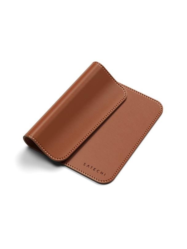 SATECHI podkładka pod mysz ze skóry wegańskiej ST-LMPN brązowa