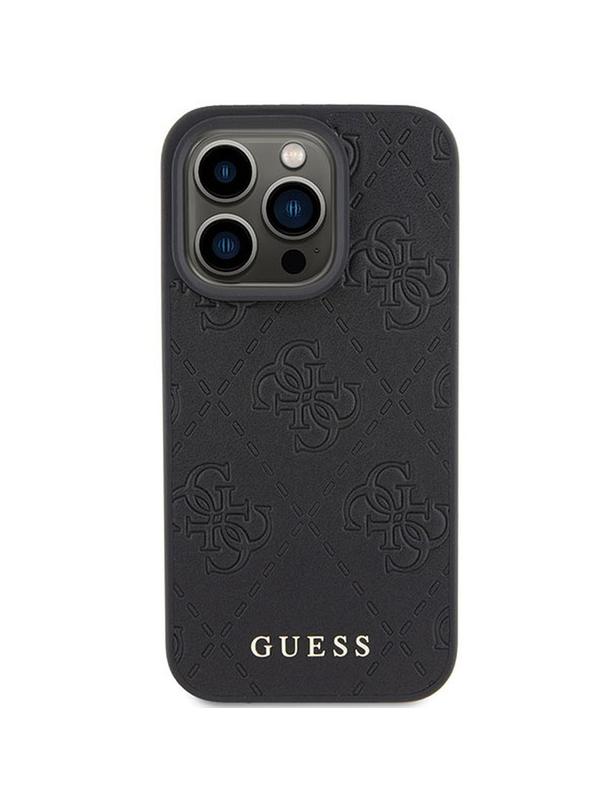 GUESS futerał do IPHONE 15 Pro GUHCP15LP4EPMK (Quilted 4G Classic) czarny