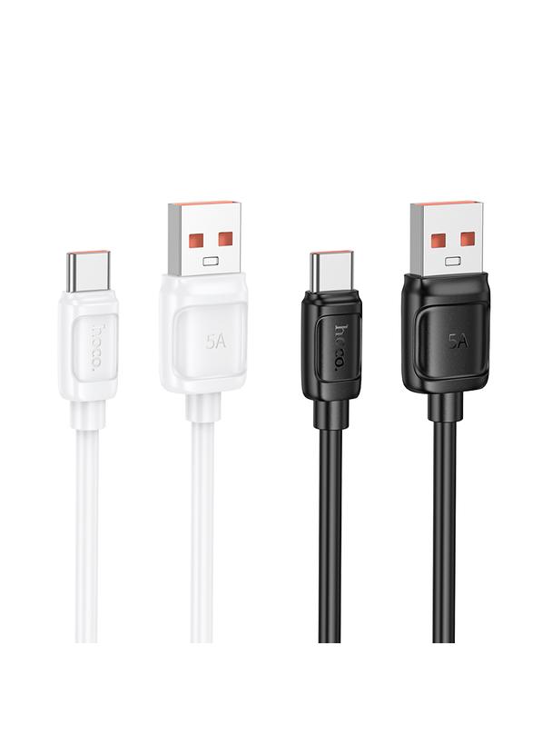 Kabel USB A do USB C Hoco PD 5A 100W 1 m X115 czarny