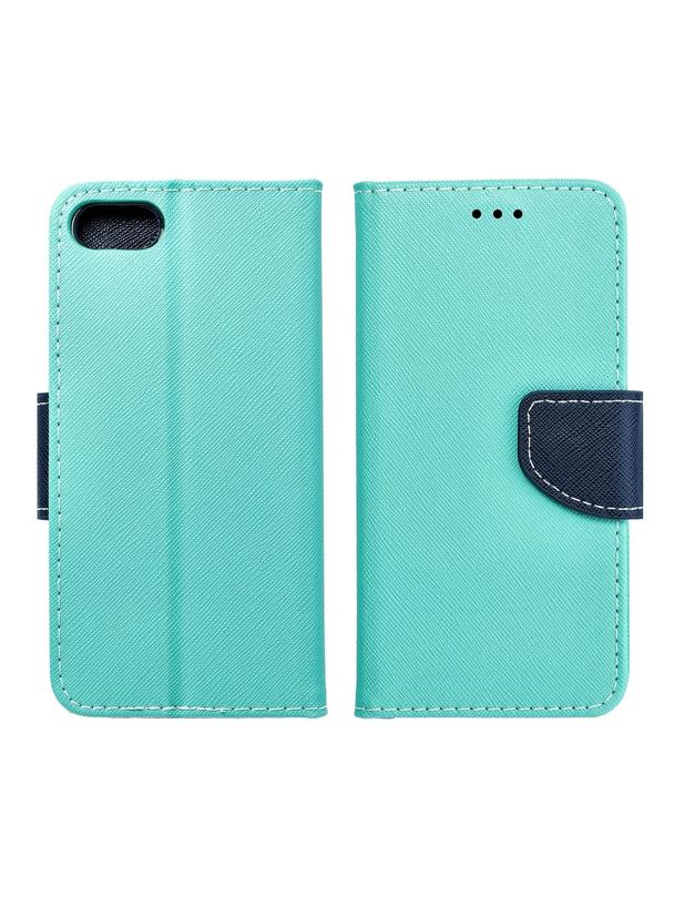 Kabura FANCY Book do SAMSUNG J5 2016 granatowo miętowy