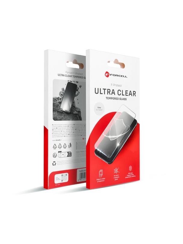 Szkło hartowane do iPhone 12 / 12 PRO Forcell Ultra Clear Glass czarne