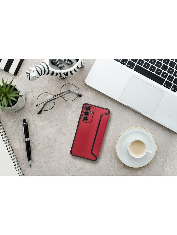 Kabura RAZOR Book do SAMSUNG A12 / M12 czerwony