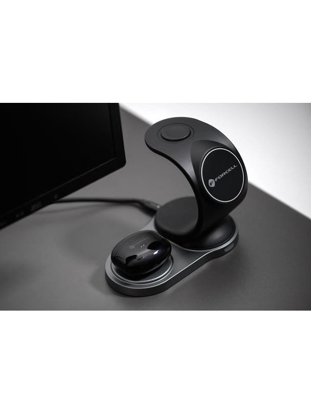 Słuchawki bezprzewodowe douszne Forcell F-Audio Clear Sound TWS czarne