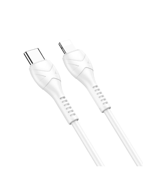 Kabel USB C do Lightning Hoco PD 27W 1 m X37 biały
