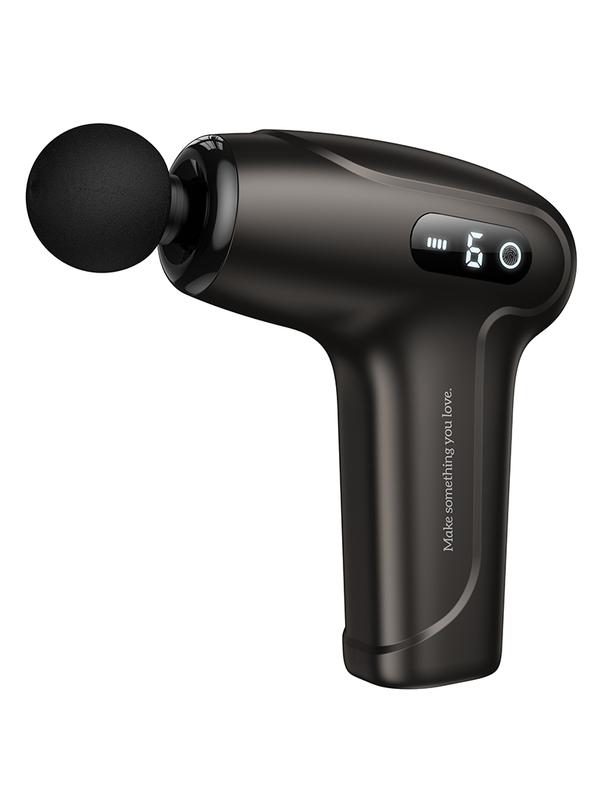 Elektryczny cichy mini masażer GUN Hoco HP51 szary