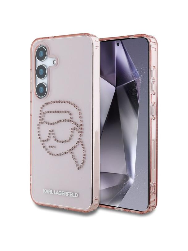 KARL LAGERFELD futerał do SAMSUNG S25 KLHCS25SHKHDCELP (IML Rhinestones K Head) różowy