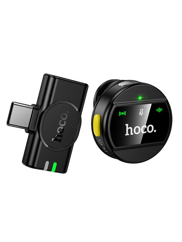 Mikrofon bezprzewodowy USB C Hoco L21 czarny