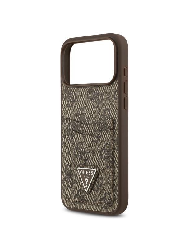 GUESS futerał do IPHONE 17 Pro Max GUHCP17XP4TPW (4G Double Card Triangle) złoty