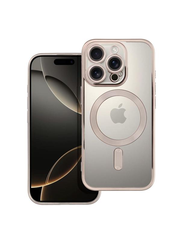 Futerał ELECTRO MAG COVER kompatybilny z MagSafe do IPHONE 16 Pro tytanowy szary