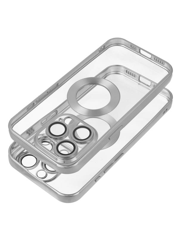 Futerał GLAM do IPHONE 16 Pro srebrny